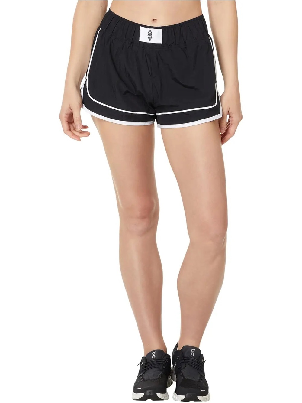 Free People Black Shorts with White Trim